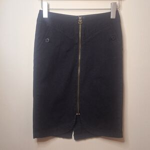 Stussy Vintage Zip Front Skirt Size XS